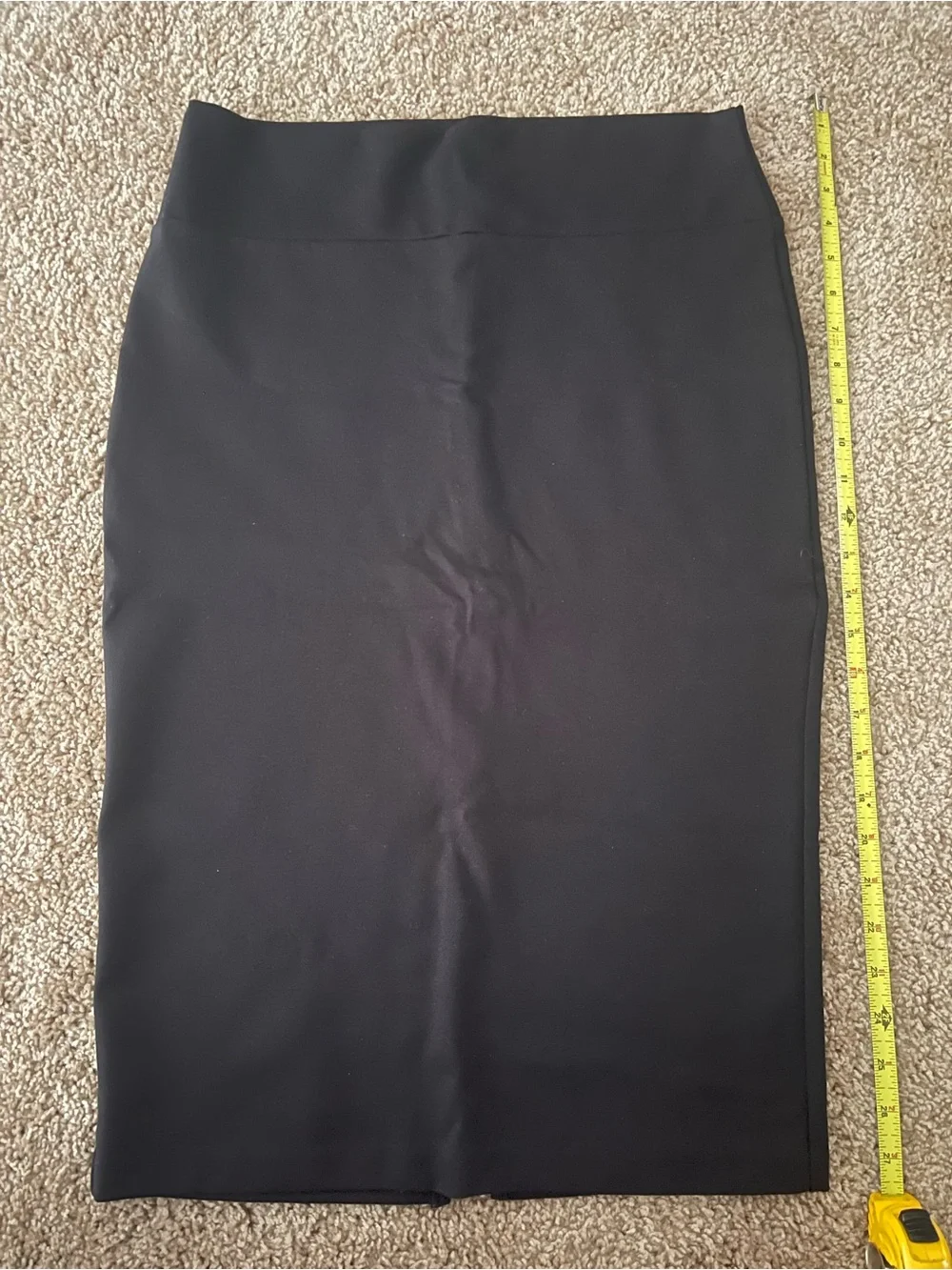 (2pk) Women’s Classic Solid Black Pencil Skirts Bundle